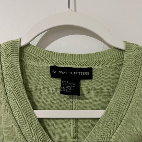 Fairway Outfitters Green Sweater Vest, Large - Picture 4 of 4